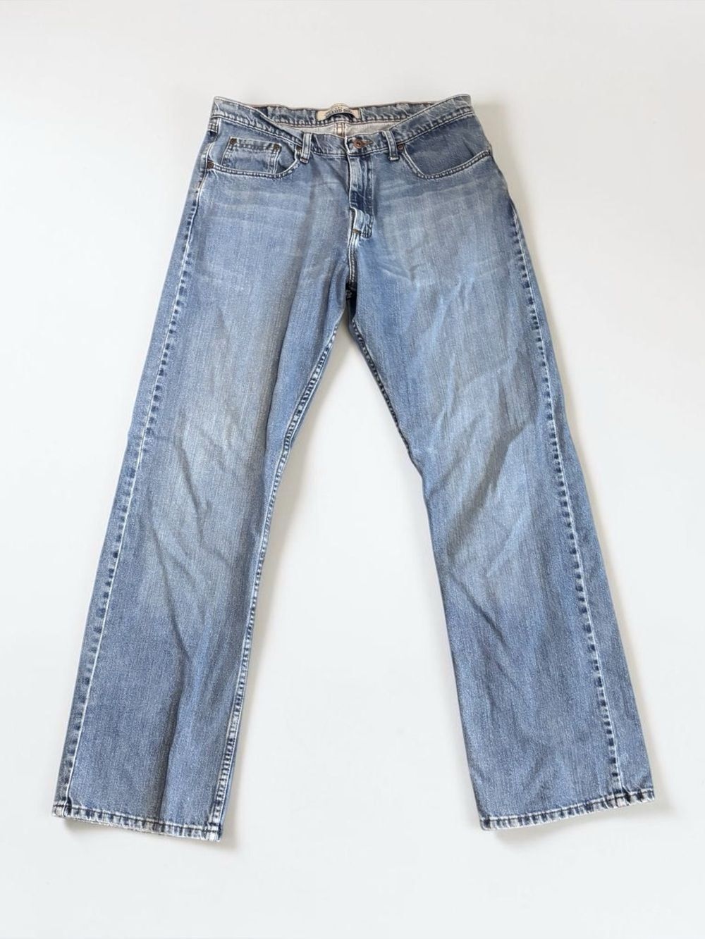 Wrangler Originals Relaxed Boot Cut Jeans Mens 34x34 Light Wash Denim